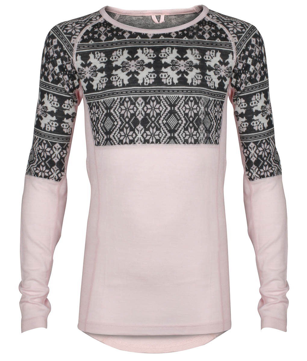 87333-C4102 Merino Dalecarlian Top JR_pink dark grey